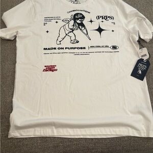 NWT PRPS Cream Graphic Tee for Men Size XL